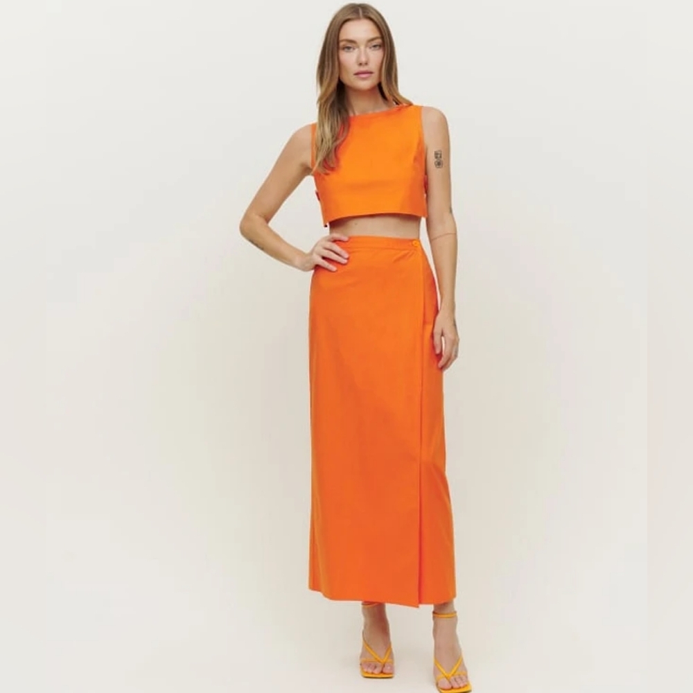 Reformation Mylie Skirt - Citrus